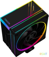 Устройство охлаждения(кулер) ID-Cooling Frozn A410 ARGB Soc-AM5/AM4/1200/1700/1851 черный 4-pin 29.9dB Al+Cu 230W 730gr Ret (FROZN A410 ARGB)