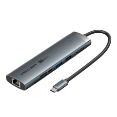 Мультифункциональный хаб Vention USB-C 9 в 1, шт. Vention TGVHB