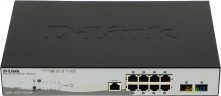 Коммутатор D-Link DGS-1210-10P/ME/A1A 8x1Гбит/с 2SFP 8PoE управляемый