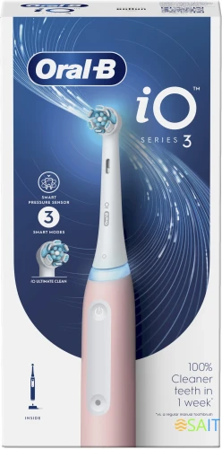 Зубная щетка электрическая Oral-B IO_S3_BLUSH PINK розовый