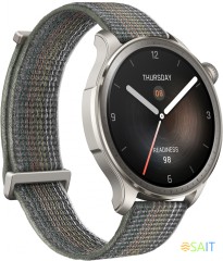 Смарт-часы Amazfit Balance A2287 46мм 1.5" AMOLED корп.серый рем.серый разм.брасл.:150-210мм (6972596107422)