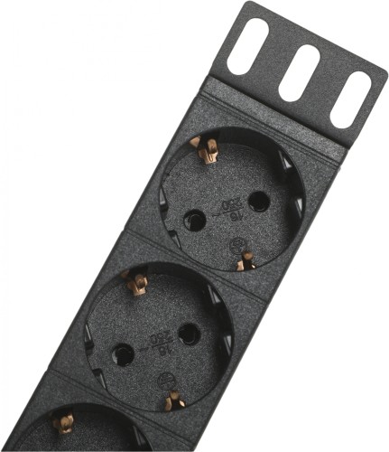 Блок распределения питания ITK алюминевый профиль PH22-9D2 гор.размещ. 9xSchuko базовые 10A C14 2м