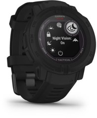 Смарт-часы Garmin Instinct 2 Solar 45мм 0.9" AMOLED корп.черный силикон рем.черный (010-02627-03)
