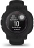 Смарт-часы Garmin Instinct 2 Solar 45мм 0.9" AMOLED корп.черный силикон рем.черный (010-02627-03)