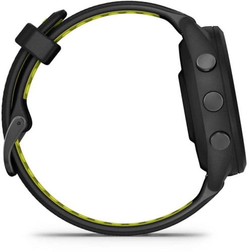 Смарт-часы Garmin Forerunner 265S 27.5мм 1.1" AMOLED корп.черный силикон рем.черный/желтый (010-02810-13)