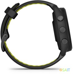 Смарт-часы Garmin Forerunner 265S 27.5мм 1.1" AMOLED корп.черный силикон рем.черный/желтый (010-02810-13)