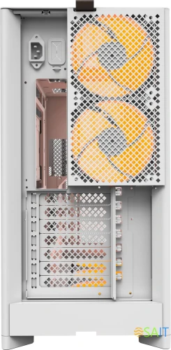 Корпус Montech HS01 Pro белый без БП ATX 6x120mm 2x140mm 2xUSB3.0 audio