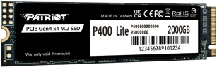 Накопитель SSD Patriot PCIe 4.0 x4 2TB P400LP2KGM28H P400 Lite M.2 2280