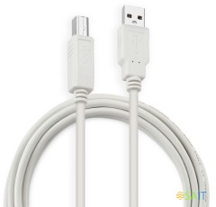 Кабель Buro USB A(m) USB B(m) 3м (USB2.0-AM/BM-3) серый