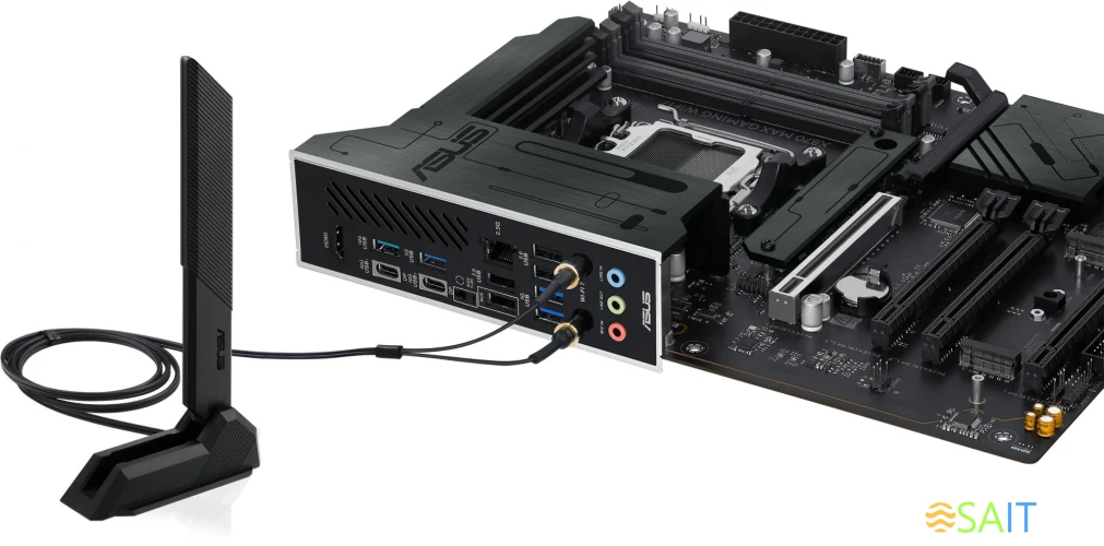 Материнская плата Asus X870 MAX GAMING WIFI7 SocketAM5 AMD X870 ATX AC`97 8ch(7.1) 2.5Gg RAID+HDMI