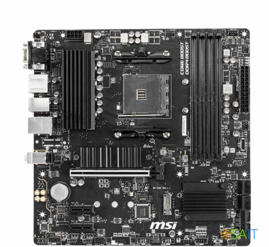 Материнская плата MSI B550M PRO-VDH Soc-AM4 AMD B550 4xDDR4 mATX AC`97 8ch(7.1) GbLAN RAID+VGA+HDMI+DP