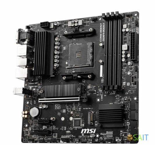 Материнская плата MSI B550M PRO-VDH Soc-AM4 AMD B550 4xDDR4 mATX AC`97 8ch(7.1) GbLAN RAID+VGA+HDMI+DP