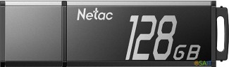 Флеш Диск Netac 128Gb U351 NT03U351N-128G-30BK USB3.0 серый