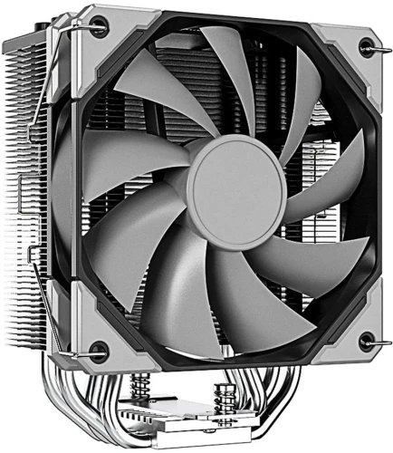 Устройство охлаждения(кулер) ID-Cooling SE-214-XT Basic Soc-AM5/AM4/1200/1700/1851 черный 4-pin 16-27dB Al+Cu 180W 500gr Ret