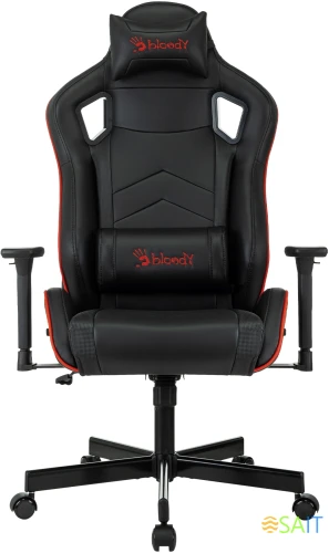 Кресло игровое A4Tech Bloody GC-840 черный сиденье черный эко.кожа с подголов. крестов. металл черный пластик черный