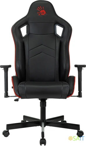 Кресло игровое A4Tech Bloody GC-840 черный сиденье черный эко.кожа с подголов. крестов. металл черный пластик черный