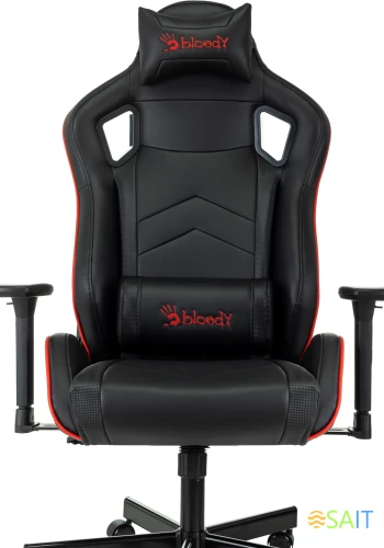Кресло игровое A4Tech Bloody GC-840 черный сиденье черный эко.кожа с подголов. крестов. металл черный пластик черный