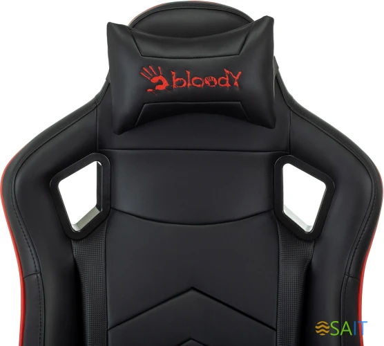 Кресло игровое A4Tech Bloody GC-840 черный сиденье черный эко.кожа с подголов. крестов. металл черный пластик черный