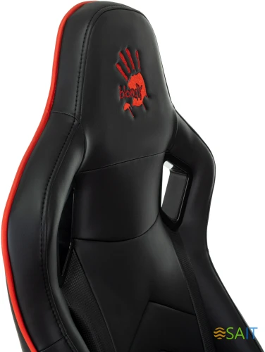 Кресло игровое A4Tech Bloody GC-840 черный сиденье черный эко.кожа с подголов. крестов. металл черный пластик черный