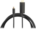 Кабель-переходник аудио-видео Buro USB Type-C (m)/HDMI (m) 1.5м. черный (BU-TYPEC-HDMI-1.5M)