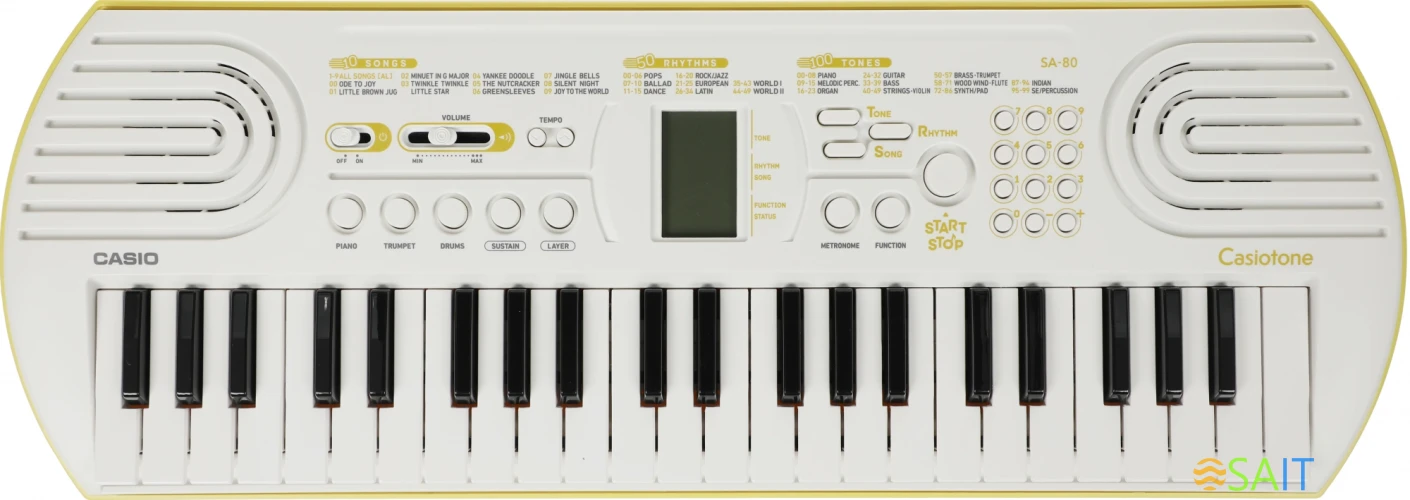 Синтезатор Casio SA-80 44клав. белый