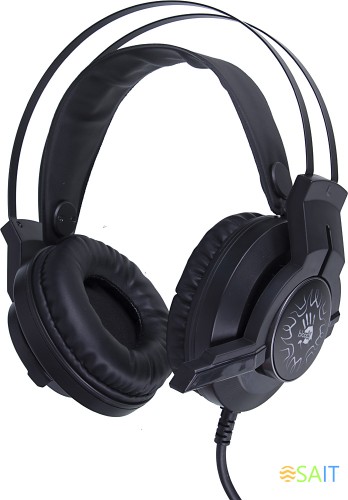 Наушники с микрофоном A4Tech Bloody J437 черный 1.8м мониторные USB оголовье (J437)