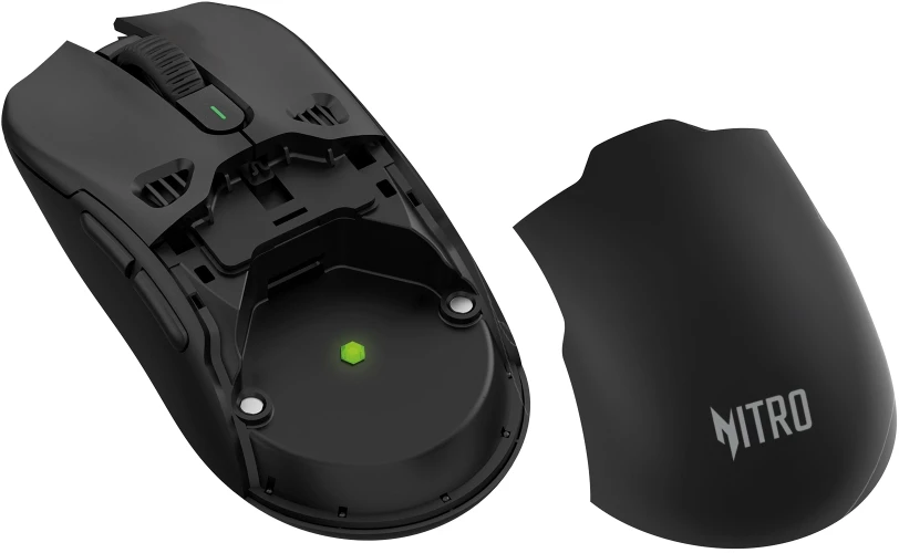 Мышь Acer Nitro OMR404 черный оптическая 12000dpi беспров. BT/Radio USB 6but (ZL.MCEEE.02T)