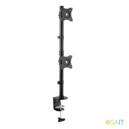 Кронштейн для мониторов Arm Media LCD-T43 черный 15"-32" макс.20кг настольный поворот и наклон верт.перемещ.