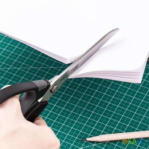 Ножницы Deli E77762grey офисные 210мм сталь серый блистер