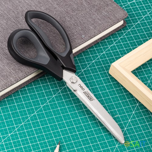 Ножницы Deli E77762grey офисные 210мм сталь серый блистер