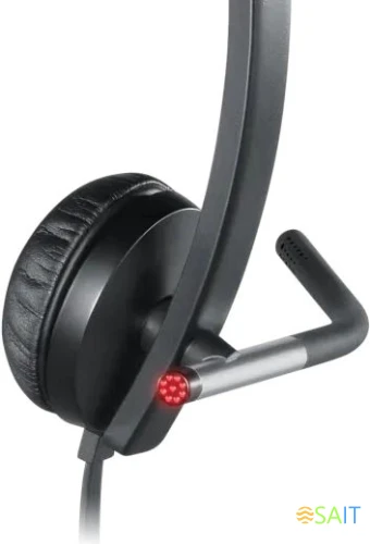 Наушники с микрофоном Logitech H650E черный 1.1м накладные оголовье (981-000519)