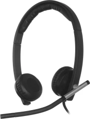 Наушники с микрофоном Logitech H650E черный 1.1м накладные оголовье (981-000519)