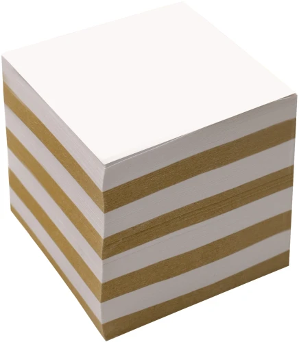 Блок для записей бумажный Silwerhof ECO Эконом 90x90x90мм 65г/м2 ассорти