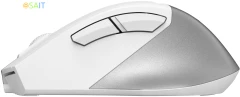 Мышь A4Tech Fstyler FG45CS Air2 белый/серебристый оптическая 2000dpi silent беспров. USB для ноутбука 7but (FG45CS AIR2 USB (SILVER WHITE))