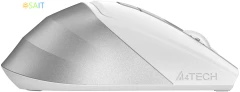 Мышь A4Tech Fstyler FG45CS Air2 белый/серебристый оптическая 2000dpi silent беспров. USB для ноутбука 7but (FG45CS AIR2 USB (SILVER WHITE))