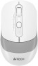 Мышь A4Tech Fstyler FG10CS Air белый/серый оптическая 2000dpi silent беспров. USB для ноутбука 4but (FG10CS AIR GRAYISH WHITE)