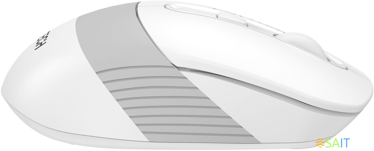 Мышь A4Tech Fstyler FG10CS Air белый/серый оптическая 2000dpi silent беспров. USB для ноутбука 4but (FG10CS AIR GRAYISH WHITE)