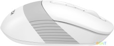 Мышь A4Tech Fstyler FG10CS Air белый/серый оптическая 2000dpi silent беспров. USB для ноутбука 4but (FG10CS AIR GRAYISH WHITE)