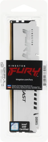 Память DDR5 16GB 5600MHz Kingston KF556C40BW-16 Fury Beast RTL Gaming PC5-44800 CL40 DIMM 288-pin 1.25В single rank с радиатором Ret