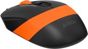 Мышь A4Tech Fstyler FM10S черный/оранжевый оптическая 1600dpi silent USB 3but (FM10S USB ORANGE)