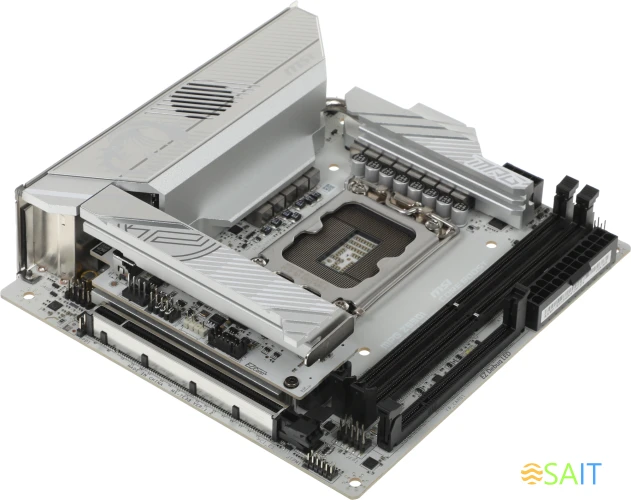 Материнская плата MSI MPG Z890I EDGE TI WIFI Soc-1851 Intel Z890 2xDDR5 mini-ITX AC`97 8ch(7.1) 5Gigabit RAID+HDMI