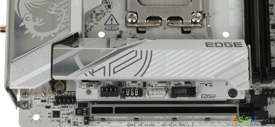 Материнская плата MSI MPG Z890I EDGE TI WIFI Soc-1851 Intel Z890 2xDDR5 mini-ITX AC`97 8ch(7.1) 5Gigabit RAID+HDMI