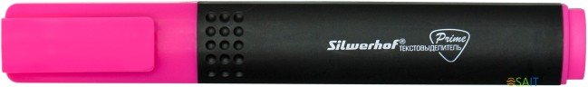 Текстовыделитель Silwerhof Prime 108031-08 скошенный пиш. наконечник 1-4мм розовый коробка