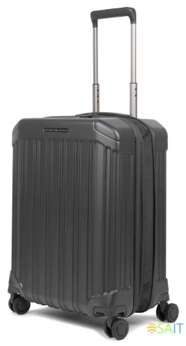 Чемодан Piquadro PQ LIGHT (BV5398PQL/NO) 40x55x23см 42л. 2.01кг. поликарбонат черный матов.