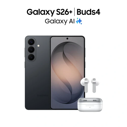 Смартфон Samsung SM-S947B Galaxy S26+ 512Gb 12Gb черный моноблок 3G 4G 2Sim 6.7" 1440x3120 Android 16 50Mpix 802.11 a/b/g/n/ac/ax/be NFC GPS GSM900/1800 GSM1900 Protect