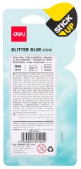Клей-гель Deli EA71201 12мл блистер с блестками (упак.:3шт) Explora