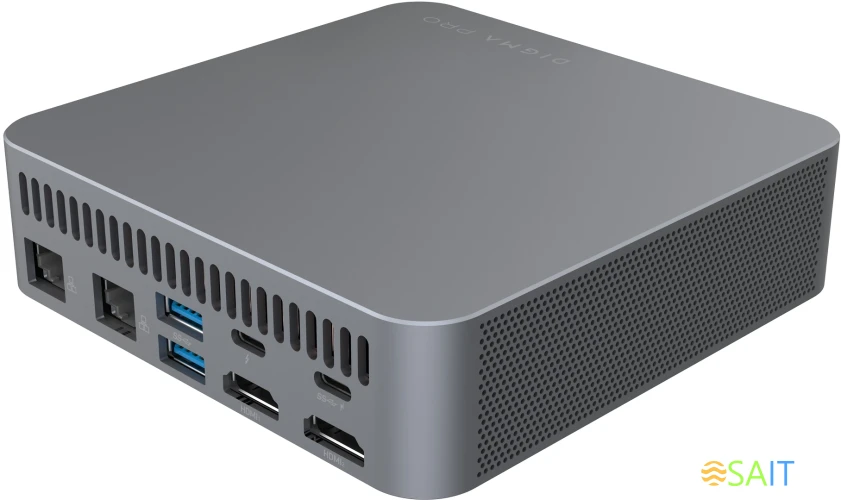 Неттоп Digma Pro Minimax X1 i5 12450H (2) 8Gb SSD512Gb UHDG Windows 11 Professional GbitEth WiFi BT 1000W серый (DPP5-8DXW02)