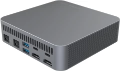 Неттоп Digma Pro Minimax X1 i5 12450H (2) 8Gb SSD512Gb UHDG Windows 11 Professional GbitEth WiFi BT 1000W серый (DPP5-8DXW02)