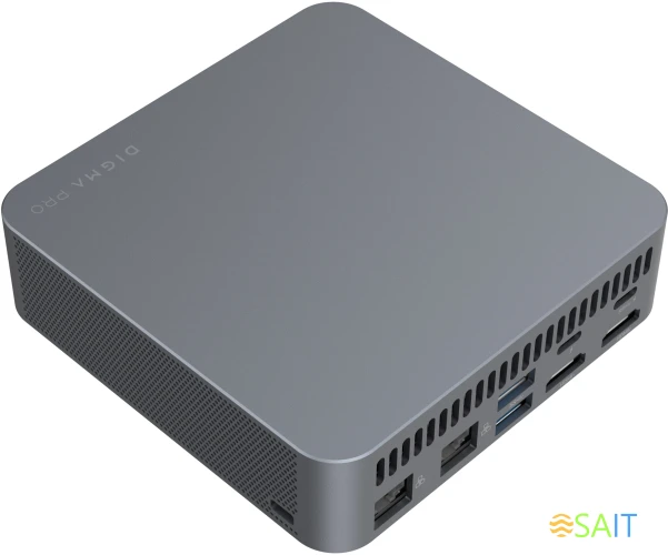 Неттоп Digma Pro Minimax X1 i5 12450H (2) 8Gb SSD512Gb UHDG Windows 11 Professional GbitEth WiFi BT 1000W серый (DPP5-8DXW02)