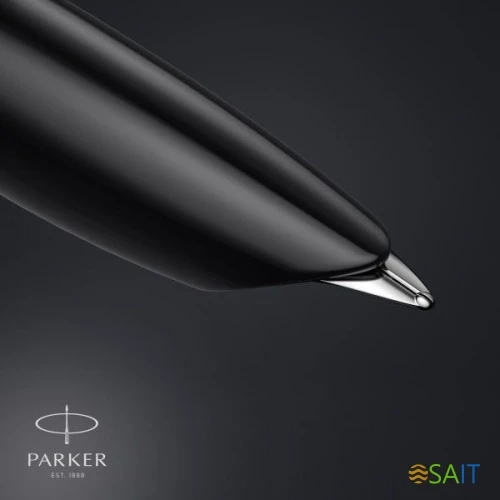 Ручка перьев. Parker 51 Core (2123491) Black CT F сталь нержавеющая подар.кор.